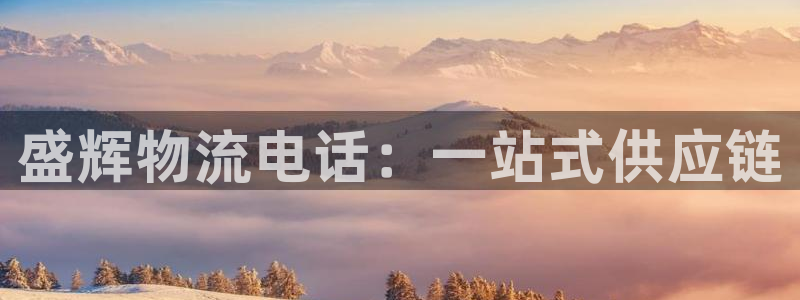 ,优游国际注册链接：盛辉物流电话：一
