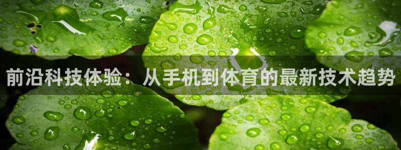 龙门直播nba下载：前沿科技体验：从手机到体育的最新技术趋势